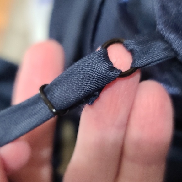 TLC Say Yes To The Prom Dress Navy Beaded Layered Tulle Lined Sz 7/8 GUC *READ* - Picture 12 of 14